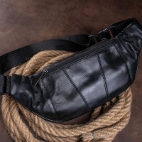 Мужская кожаная сумка на пояс Vintage 20205 