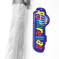 Детский механический зонт-трость Fulton Funbrella-2 C603 Silver (Серебряный)