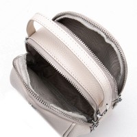 Женский молодежный кожаный клатч ALEX RAI 88082 white