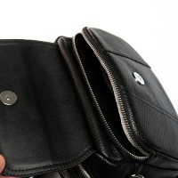 Женский молодежный кожаный клатч ALEX RAI 3904 black