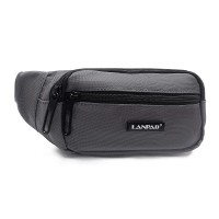 Мужская сумка на пояс Lanpad 37012 gray