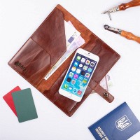 Тревел-кейс из кожи Hi Art TC-01 Crystal Ginger Mehendi Art