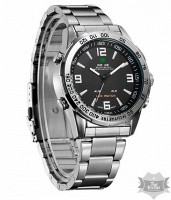 Мужские наручные спортивные часы Weide Standart Silver (1506)