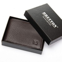 Мужской кожаный кошелек с зажимом для купюр BE BRETTON 168-24C brown