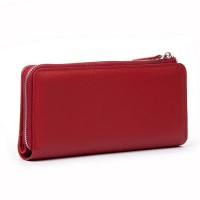Женский кожаный кошелек Classik  DR. BOND WN-23-21 red