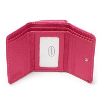 Женский кожаный кошелек Bright DR. BOND WS-403 plum-red