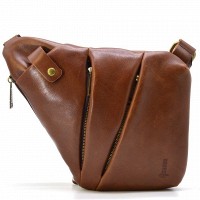 Мужская кожаная сумка-слинг TARWA GB-6402-3md