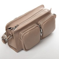 Женская кожаная сумка ALEX RAI 2051-9 beige