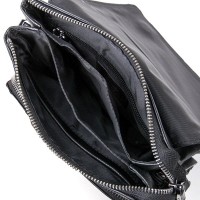 Мужская кожаная сумка через плечо BRETTON 5387-4 black