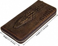 Кожаная мужская коричневая барсетка Vintage 14462
