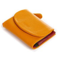 Женский кожаный кошелек Classik  DR. BOND WRS-239-1 yellow
