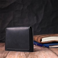 Кожаный мужской кошелек ручной работы GRANDE PELLE 16802 