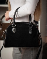 Женская замшевая сумка ALEX RAI 3036 black