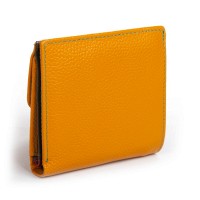 Женский кожаный кошелек Rainbow DR. BOND WRS-33-1 yellow