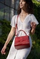 Женская кожаная сумка Ester красная TW-ESTER-RED