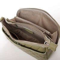 Женская кожаная сумка ALEX RAI 8912-10 olive