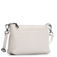 Женский молодежный кожаный клатч ALEX RAI 3092 white