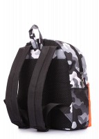Женский тканевый рюкзак POOLPARTY Mini mini-camo-orange