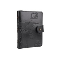 Кожаный картхолдер Hi Art «7 wonders of the world» CH-06 Shabby Night