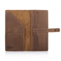 Тревел-кейс из кожи Hi Art TC-01 Shabby Olive Let's Go Travel