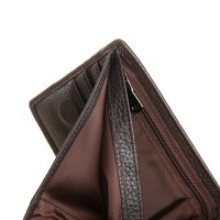Мужской кожаный кошелек BE BRETTON 208-0617 brown