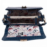 Женская кожаная сумка Ashwood C55 Teal (Бирюзовый)