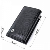 Женский лаковый кожаный кошелек ST Leather 22707 