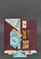 Кожаный тревел-кейс  BlankNote 3.1 бордовый Crazy Horse BN-TK-3-1-VIN-KR
