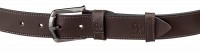 Мужской кожаный тёмно-коричневый ремень GRANDE PELLE 11158