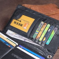 Женский кожаный кошелек ST Leather 19274 Черный