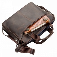Мужская кожаная сумка SHVIGEL 11108