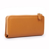 Женский кожаный кошелек Classik  DR. BOND WN-23-21 yellow
