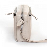 Молодежный клатч из кожи ALEX RAI BM 60071-HA-2 white