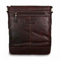 Мужская кожаная сумка Ashwood  G32 Brandy (Бренди)