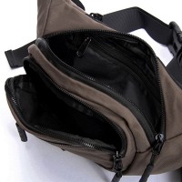 Мужская сумка на пояс Lanpad 61057 deep khaki