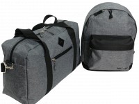 Сумка дорожная 21 л Wallaby 2550  grey серая 