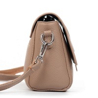 Женская кожаная молодежная сумка ALEX RAI 99121 khaki