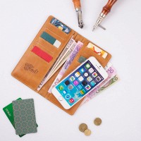 Кожаный бумажник Hi Art Let's Go Travel WP-02-S18-0935-T007