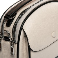 Женский молодежный кожаный клатч ALEX RAI 29052 white