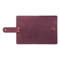 Обложка для паспорта из кожи Hi Art PB-02/1 Shabby Plum