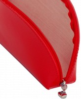 Красная косметичка из кожзама TRAUM 7203-26