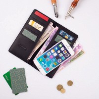 Кожаный бумажник Hi Art Mehendi Classic WP-02-S19-4205-T006