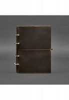 Кожаный блокнот на кольцах (софт-бук) BlankNote 9.0 в мягкой коричневой обложке BN-SB-9-SOFT-O