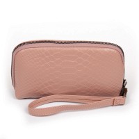 Женская кожаная косметичка Cosmetic 60095-9 pink
