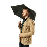 Механический зонт Fulton Minilite-1 L353 Black (Черный)
