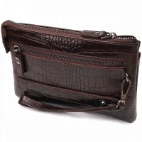 Кожаный мужской клатч-барсетка CANPELLINI 21561 