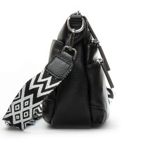 Женская кожаная сумка через плечо ALEX RAI 8269 black