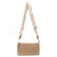 Женский молодежный кожаный клатч ALEX RAI 3092-1 beige