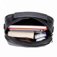 Мужская кожаная сумка через плечо Vintage 20347 