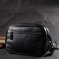 Молодежная женская кожаная сумка через плечо Vintage 22387 